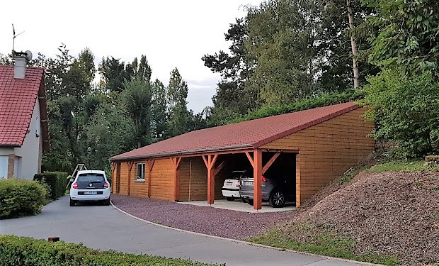 Construction d'un hangar - Defi Habitat - Constructeur de maison en ossature bois