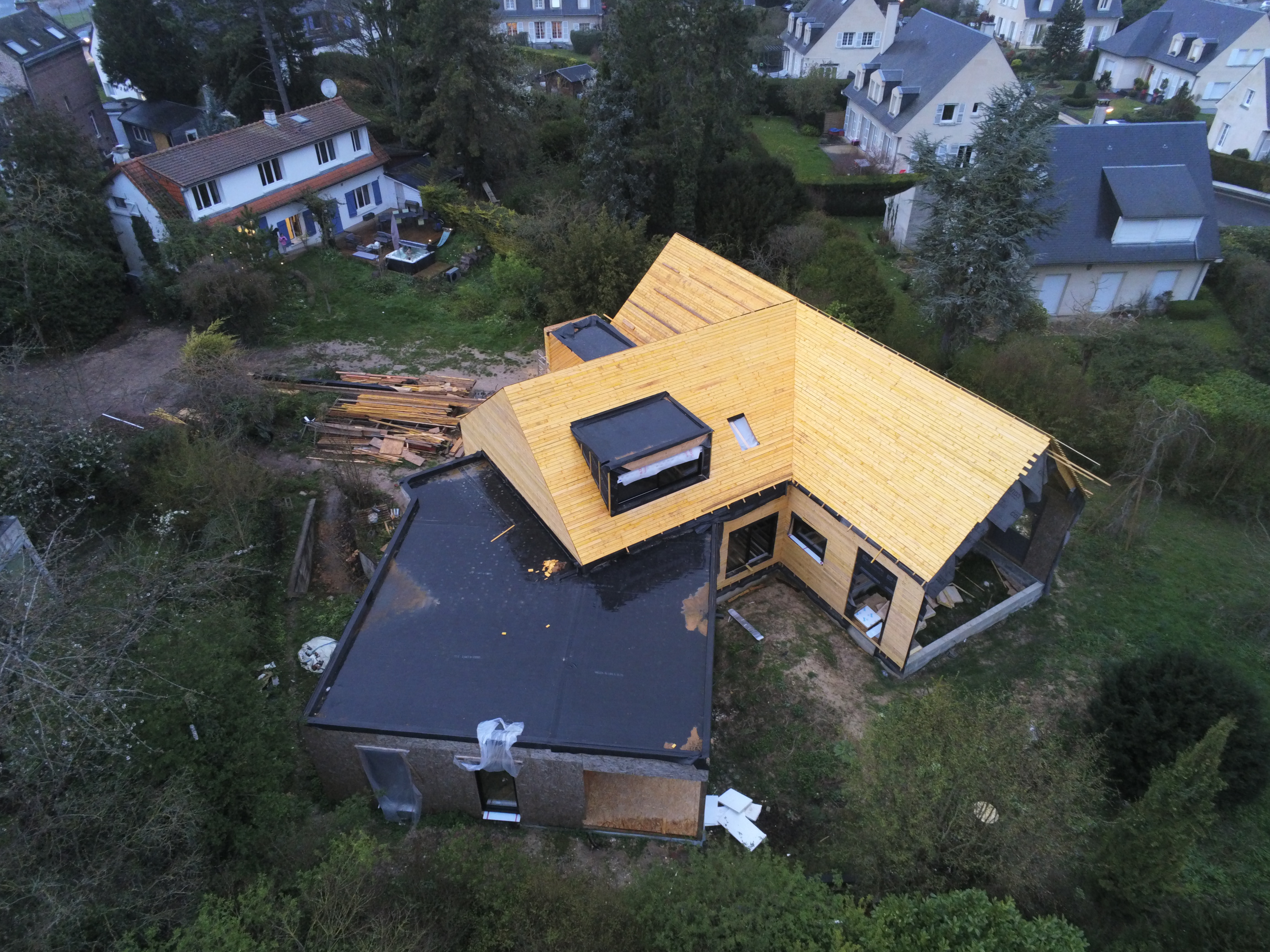Construction Charpente Complexe Amiens - Defi Habitat - Constructeur de maison en ossature bois