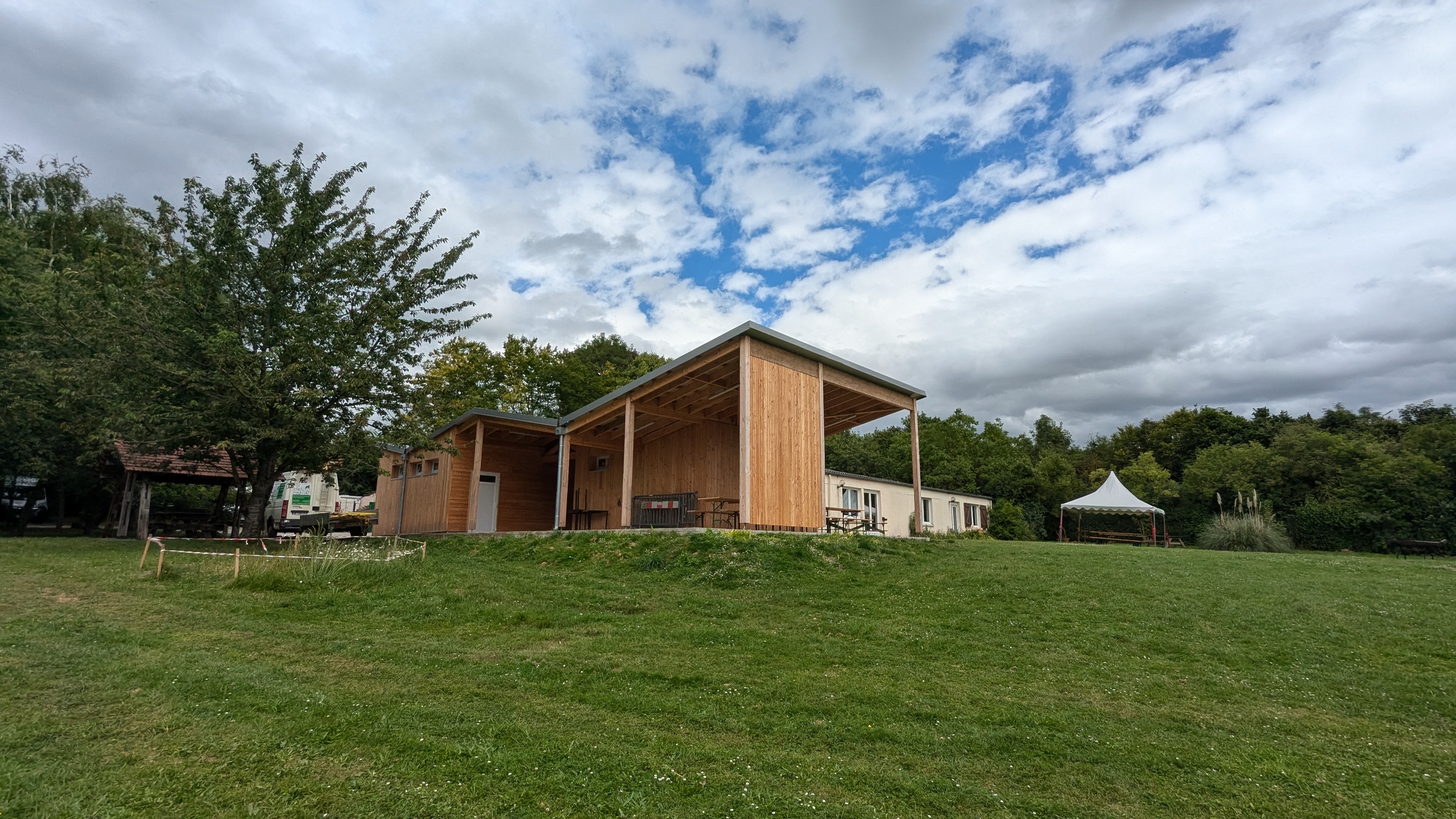 Extension en Douglas ERP Fort MANOIR - Defi Habitat - Constructeur de maison en ossature bois
